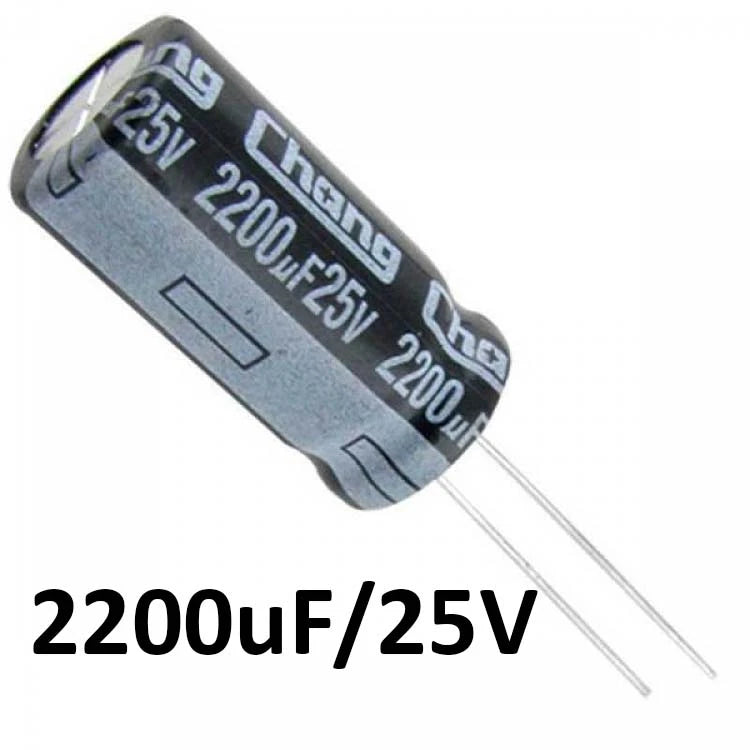 2200UF 25V Electrolytic Capacitor