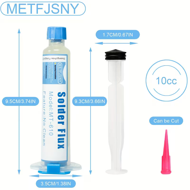 METFJSNY MT-610 No Clean Soldering Flux Paste