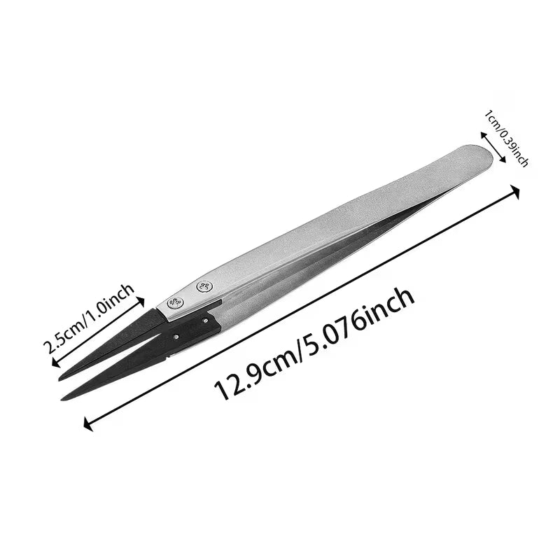 Precision Anti-Static Carbon Fiber Tweezers