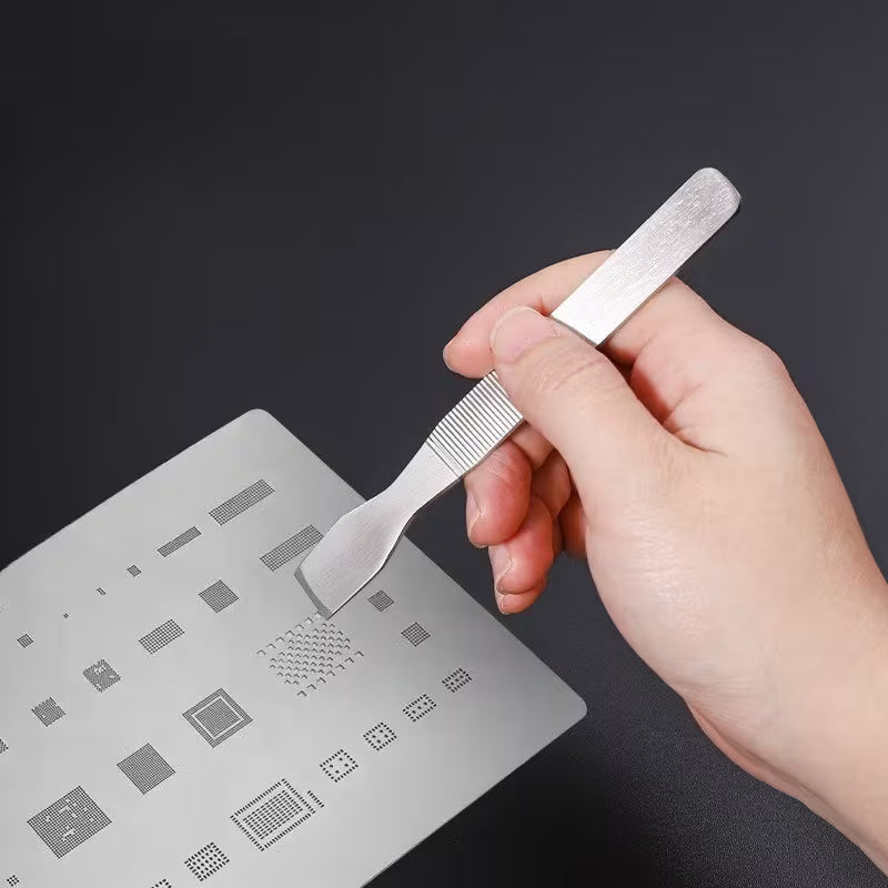 Stainless Steel Pry Tool and Solder Past Scraper