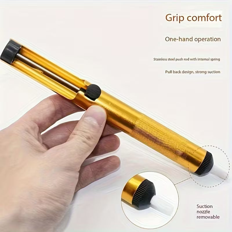 Golden Metal Solder Sucker.