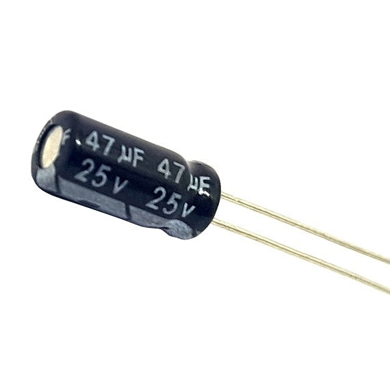 47UF 25V Electrolytic Capacitor