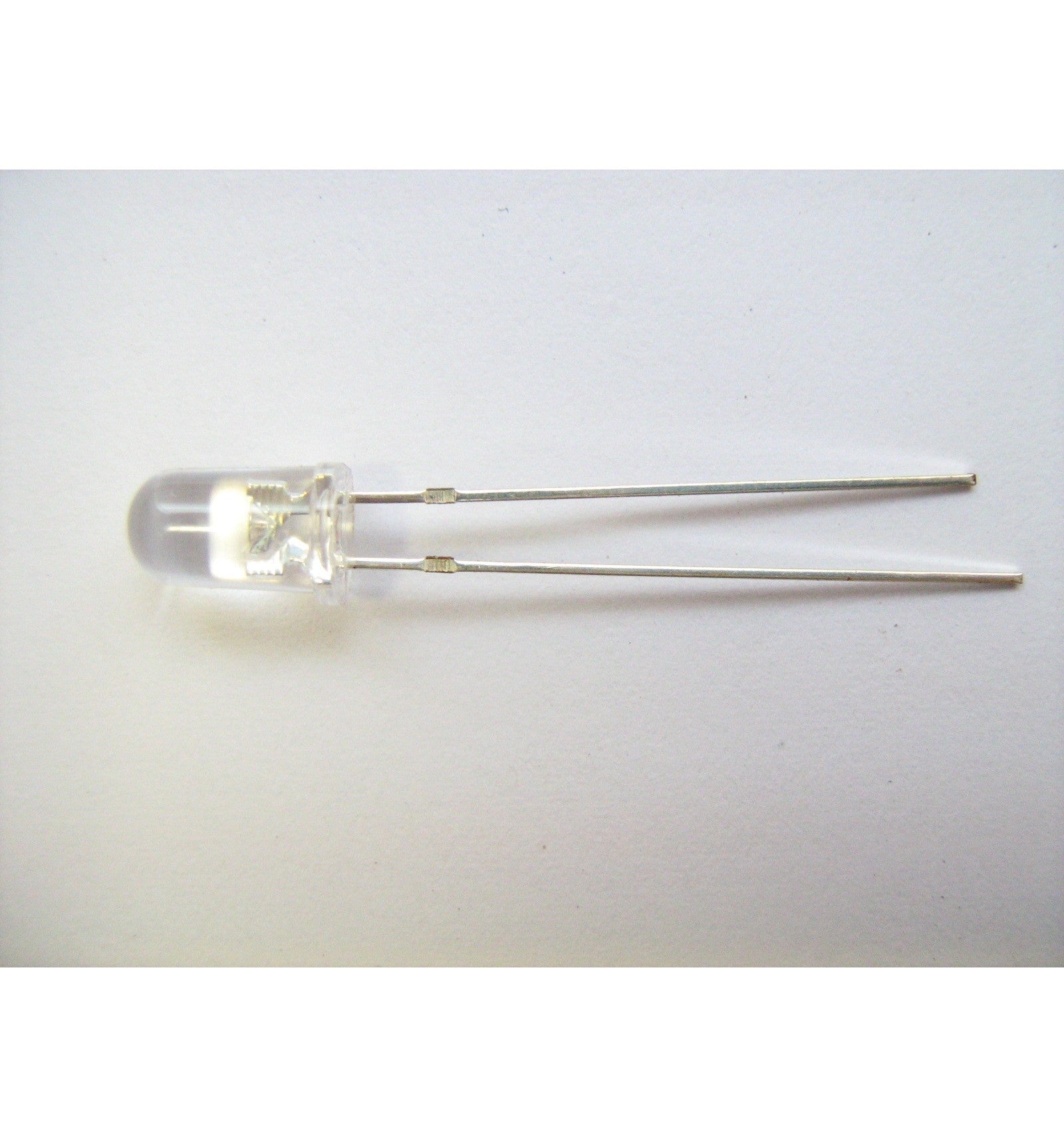 White Clear LED 5mm TH